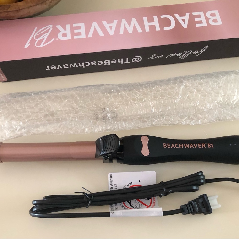BEACHWAVER B1 MidNight Rose Styling Iron New In Box - Picture 7 of 8